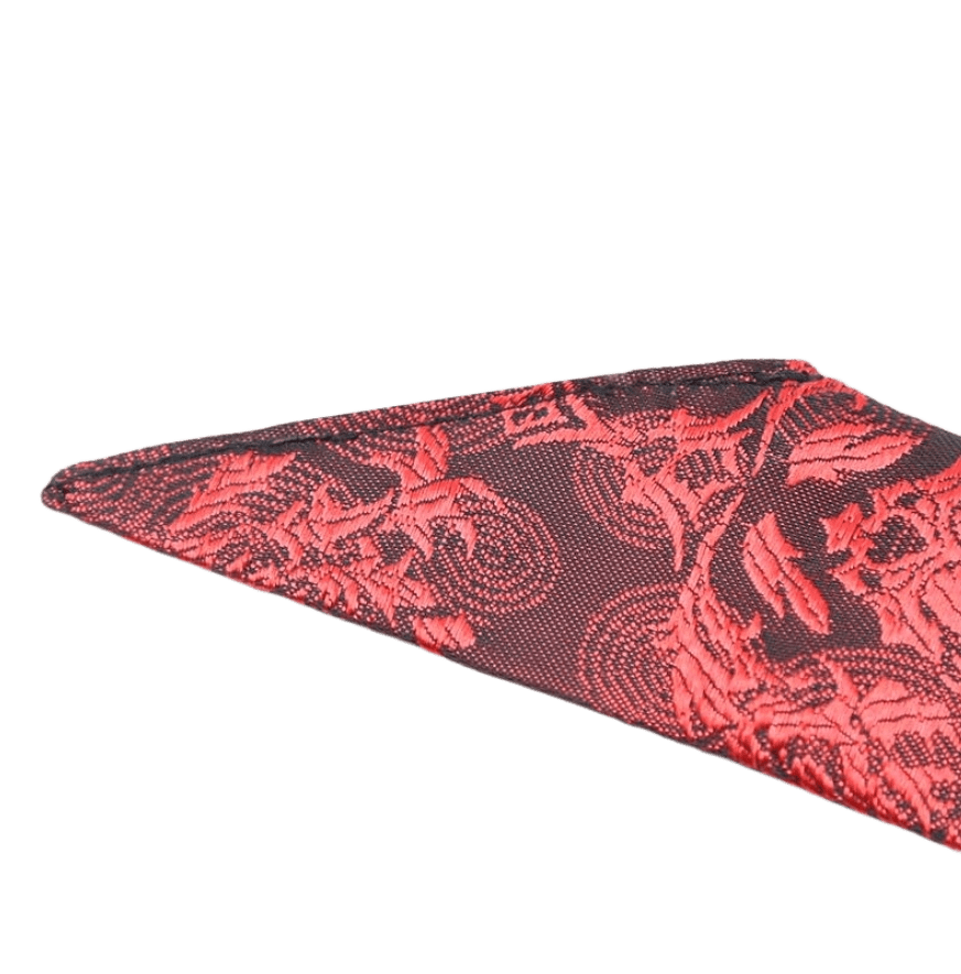 MORDAZA DE SATÉN CON ESTAMPADOS ROJOS - Imagen 5