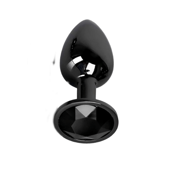 Plug con Joya completamente negro