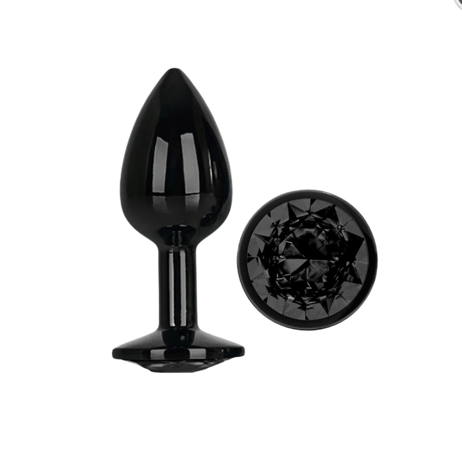 Plug con Joya completamente negro - Imagen 2