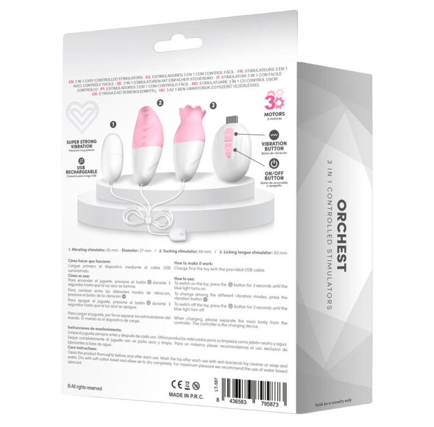 ORCHEST ESTIMULADOR 3 EN 1 CON CONTROL REMOTO - Imagen 4