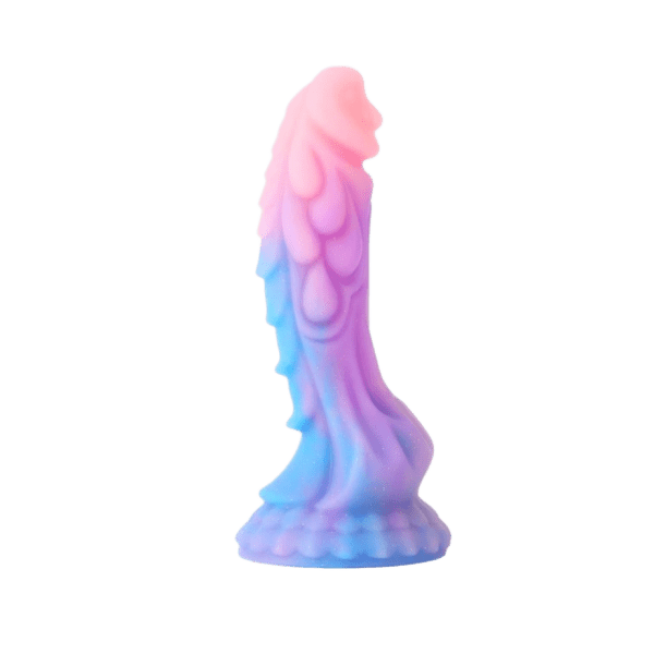 DILDO "DRAGÓN" BRILLA EN LA OSCURIDAD 18 CM