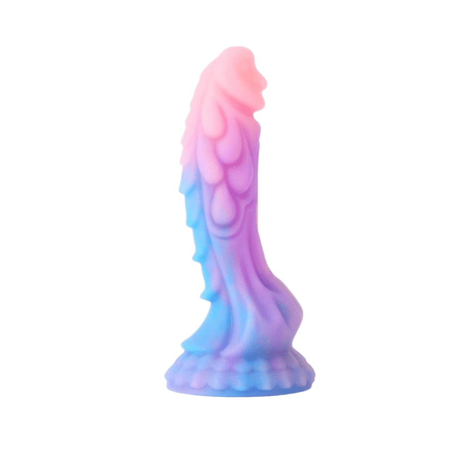 DILDO "DRAGÓN" BRILLA EN LA OSCURIDAD 18 CM