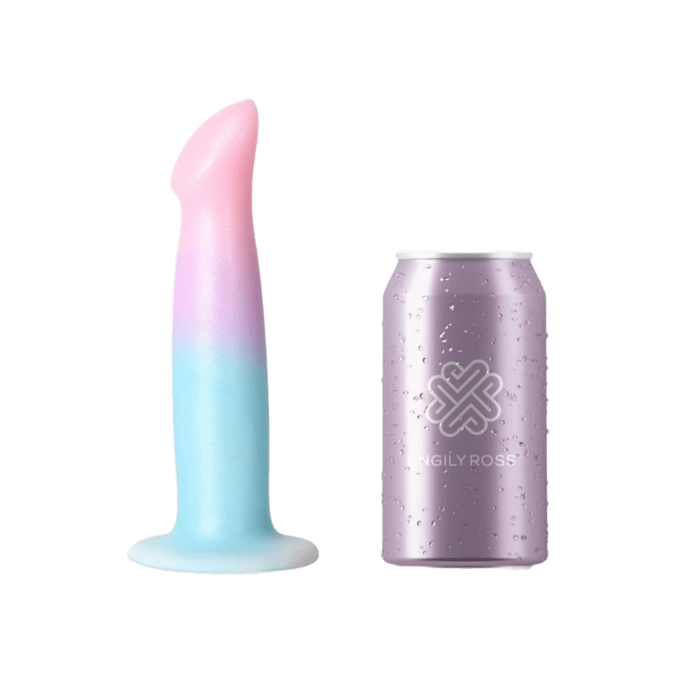 DILDO CON VIBRACIÓN Y VENTOSA COLOR DEGRADADO - Imagen 3