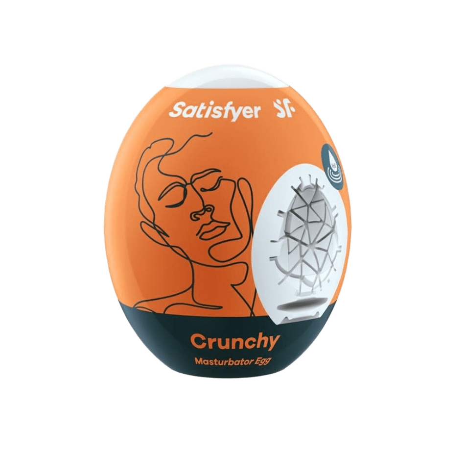 SATISFYER HUEVO MASTURBADOR CRUNCHY HYDRO-ACTIVE