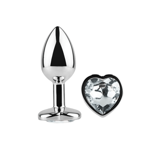 Plug de Metal con Joya Corazón - Imagen 2