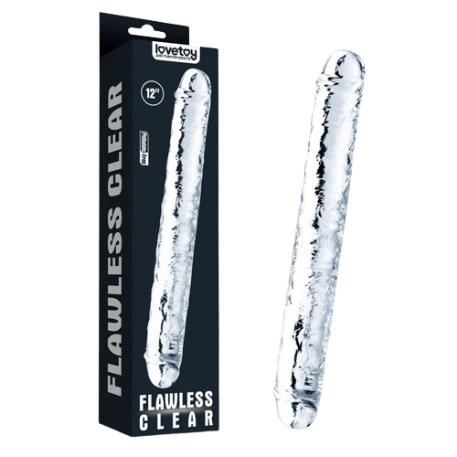 DILDO DOBLE TRANSPARENTE - Imagen 2