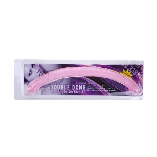DILDO DOBLE COLOR ROSA 44 CM - Imagen 4