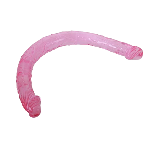 DILDO DOBLE COLOR ROSA 44 CM - Imagen 3