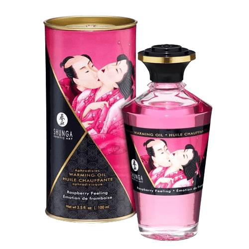 SHUNGA ACEITE EFECTO CALOR AROMA A FRAMBUESA