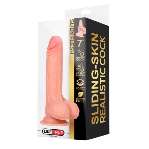 DILDO REALISTA RETRÁCTIL Y ORIENTABLE - Imagen 4