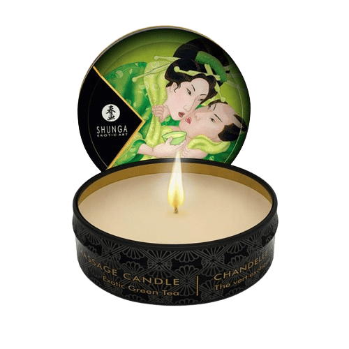 SHUNGA MINI VELA DE MASAJE AFRODISÍACA DE TÉ VERDE