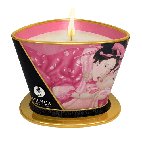 SHUNGA VELA DE MASAJE DE ROSAS