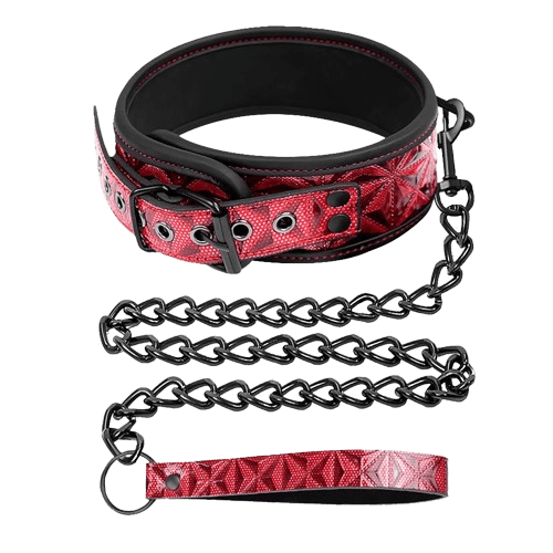 COLLAR DIAMANTE ROJO