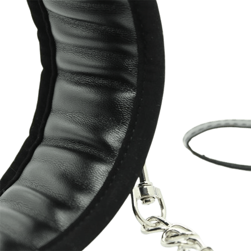 COLLAR CON CADENA DE METAL E INTERIOR ACOLCHADO - Imagen 2