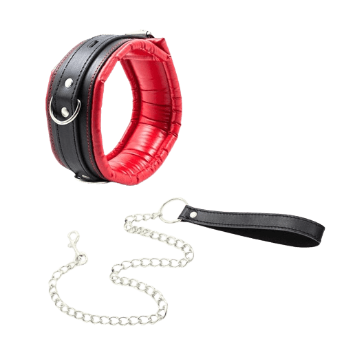 COLLAR CON INTERIOR ACOLCHADO ROJO