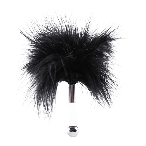 PLUMERO NEGRO MANGO DE METAL - Imagen 2
