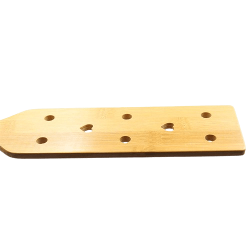 PALA DE BAMBÚ CON CORAZONES 33CM - Imagen 3
