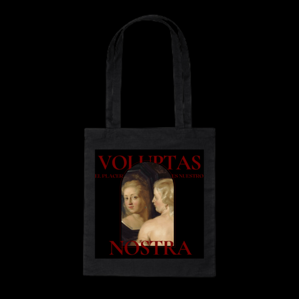 Totebag Negra "Voluptas Nostra"