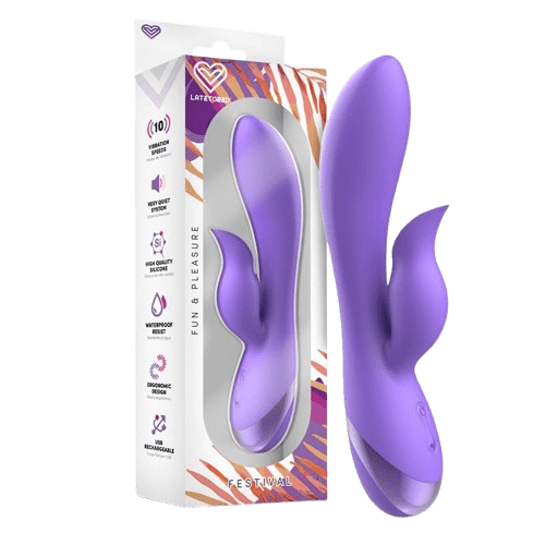 Vibrador Engar USB Púrpura